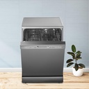 KAFF Centra 12 Place Settings Free Standing Dishwasher with Digital Display, 3 Stage Filtration (DW Centra 60, Silver)