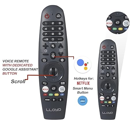 LLOYD 140 cm (55 Inches) 4K Ultra HD Smart QLED TV 55QX900D (Black)