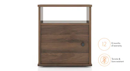 Zoey Engineered Wood Bedside Table