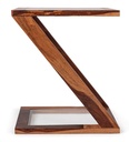 Nick Engineered Wood Side Table in Classic Walnut Finish