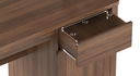 Kevin Engineered Wood Study Table in Classic Walnut Finish