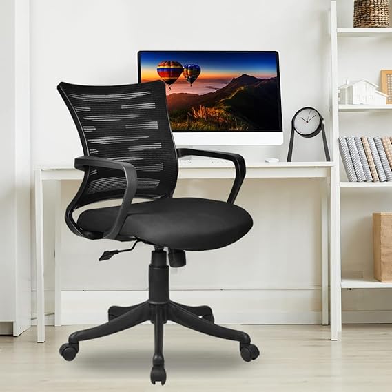 Verne MB Study Chair In Black Colour