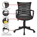 Verne MB Study Chair In Black Colour