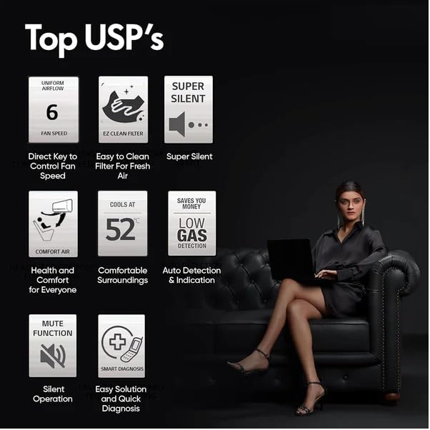 LG /TS-Q18TNXE /ZNXE/DNXE/3 Star (1.5 Ton) /Split AC, AI Convertible 6-In-1, With Diet Mode & Viraat Mode.