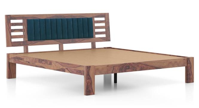 Zoey Engineered Wood King Size Bed in Classic Walnut Finish