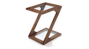Nick Engineered Wood Side Table in Classic Walnut Finish
