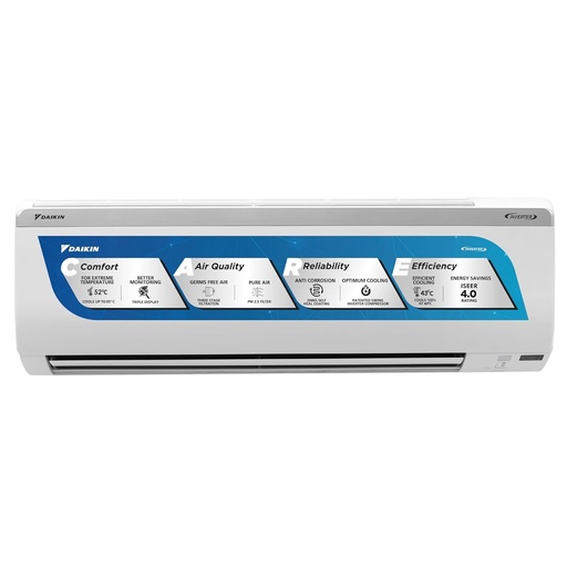 [DAKIN AC] DAIKIN 1.5 Ton 3 Star Split Inverter AC | CopperCondenser|White |RKL50UV16V|FTKL50UV16VAF/FTKL48UV16
