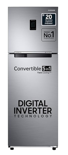 [FR-11112] Samsung 322L 3 Star Convertible 5 In 1 Digital Inverter Frost-Free Double Door Refrigerator Appliance  Model : RT37C4523SL | RT34C4523BX